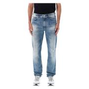 Givenchy Ocean Blue Slim Denim Jeans Blue, Herr