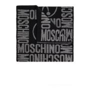 Moschino Halsduk med logotyp Black, Unisex