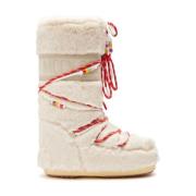 Moon Boot Ikon Pärla Snö stövlar Beige Beige, Dam