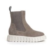 Voile Blanche Grå Mocka Chelsea Ankelboots Gray, Dam