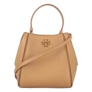 Tory Burch McGraw Liten Hinkväska Handväska Beige, Dam