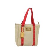 Louis Vuitton Vintage Pre-owned Canvas louis-vuitton-vskor Beige, Dam