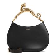 Lanvin Svart Läder Hobo Väska Dam Handväska Black, Dam