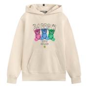 Barrow Drömmande Björnar Grafisk Hoodie Beige, Herr