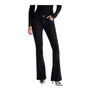 Liu Jo Flare Jeans med Fem Fickor Black, Dam