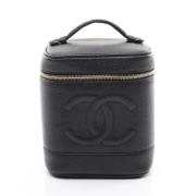 Chanel Vintage Pre-owned Tyg chanel-vskor Black, Dam