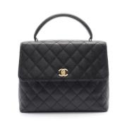 Chanel Vintage Pre-owned Tyg chanel-vskor Black, Dam