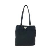 Prada Vintage Pre-owned Canvas prada-vskor Black, Dam