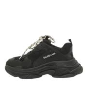 Balenciaga Vintage Pre-owned Laeder sneakers Black, Herr