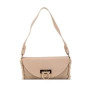 Salvatore Ferragamo Pre-owned Pre-owned Laeder handvskor Beige, Dam