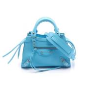 Balenciaga Vintage Pre-owned Laeder balenciaga-vskor Blue, Dam