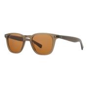 Garrett Leight Bruna Solglasögon Brooks X Kaffe Brown, Unisex