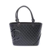 Chanel Vintage Pre-owned Laeder chanel-vskor Black, Dam