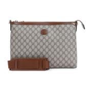 Gucci Neutral Cross Body-väska Aw24 Gray, Dam