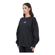 The North Face Essential Svart Crewneck Tröja Black, Dam