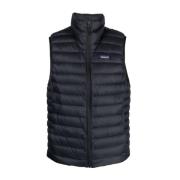 Patagonia Svart Vadderad Ärmlös Sweater Vest Black, Herr