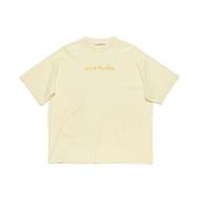 Acne Studios Otydligt Logotyp T-shirt Yellow, Herr