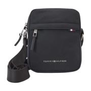 Tommy Hilfiger Svart Signature Mini Reporter Väska Black, Herr