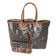 Goyard Vintage Pre-owned Canvas axelremsvskor Black, Dam