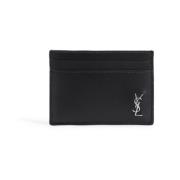 Saint Laurent Svart läderclutchväska Black, Unisex