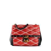 Louis Vuitton Vintage Pre-owned Laeder totevskor Red, Dam