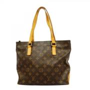 Louis Vuitton Vintage Pre-owned Tyg totevskor Brown, Dam