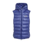 Moncler Blå Quiltad Jacka för Män Blue, Herr