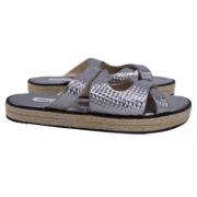 Jimmy Choo Pre-owned Pre-owned Laeder sandaler Gray, Dam