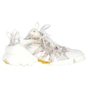 Dior Vintage Pre-owned Gummi sneakers White, Dam