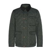 Barbour Quiltad jacka för alla säsonger Green, Herr