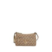 Michael Kors Beige Axelväska Elegant Hög Kvalitet Beige, Dam