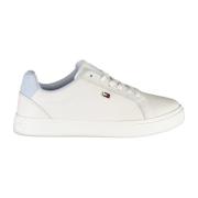 Tommy Hilfiger Sportiga Snörskor Vit Polyester White, Dam