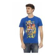 Trussardi Casual Rund Hals Kortärmad T-shirt Blue, Herr