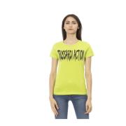 Trussardi Kortärmad Rund Hals T-shirt Green, Dam