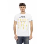 Trussardi Casual Rund Hals Kortärmad T-shirt White, Herr