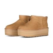 UGG Klassiska Ultra Mini Platform Stövlar Brown, Dam