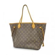 Louis Vuitton Vintage Pre-owned Tyg axelremsvskor Brown, Dam