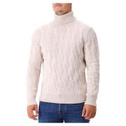 Gran Sasso Beige Turtleneck Tröja Beige, Herr