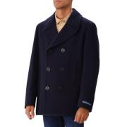 Ralph Lauren Polo Peacoat-Top Coat Navy Blue, Herr