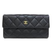 Chanel Vintage Pre-owned Laeder plnbcker Black, Dam