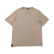 Herno Avslappnad Bomull T-shirt Beige, Herr