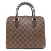 Louis Vuitton Vintage Pre-owned Canvas handvskor Brown, Dam