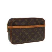 Louis Vuitton Vintage Pre-owned Canvas kuvertvskor Brown, Dam