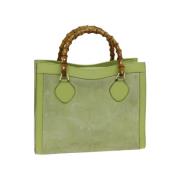 Gucci Vintage Pre-owned Mocka handvskor Green, Dam