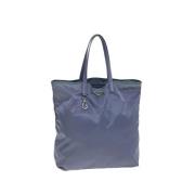 Prada Vintage Pre-owned Nylon prada-vskor Blue, Dam