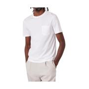 Officine Générale Kortärmad fick T-shirt White, Herr