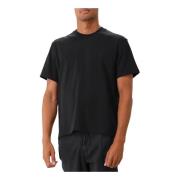 Ami Paris Svart präglad logotyp bomull T-shirt Black, Herr