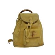 Gucci Vintage Pre-owned Mocka gucci-vskor Yellow, Dam