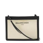 Balenciaga Vintage Pre-owned Canvas balenciaga-vskor Beige, Dam