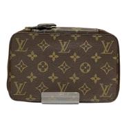 Louis Vuitton Vintage Pre-owned Canvas handvskor Brown, Dam